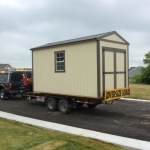 Removing Premier shed to make room for new Mainus Construction Shed